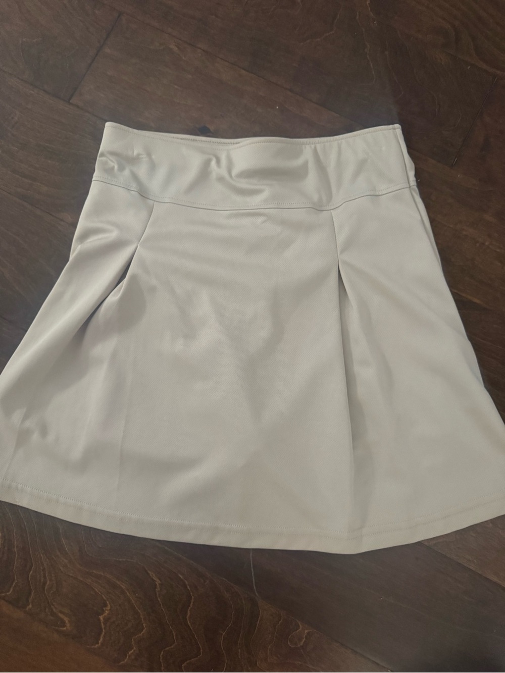 Girls Izod Pleated A-Line Skirt - Light Beige